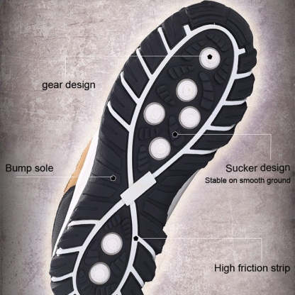 Men Orthopedic Shoes Anti-collision Anti-slip Rubber Hiking Sneakers
