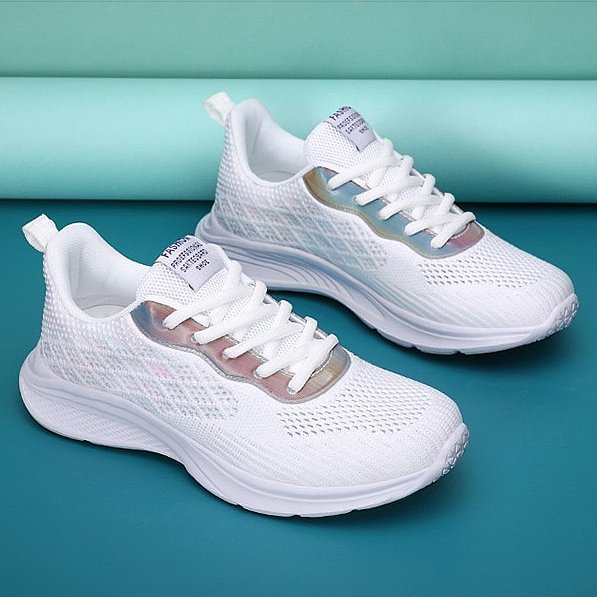Women Athletic Orthopedic Shoes Anti-collision Mesh Round Toe Stylish Sneakers