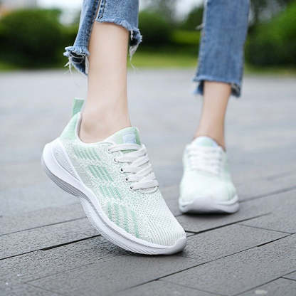 Women Orthopedic Shoes Elastic Mesh EVA Nonslip Jogging Sneakers