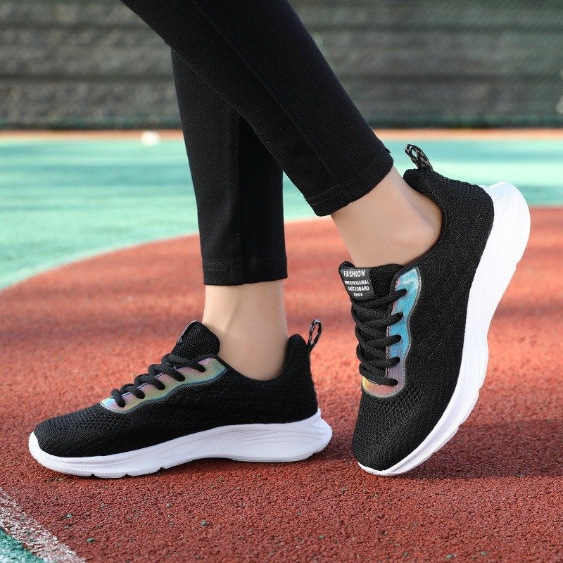 Women Athletic Orthopedic Shoes Anti-collision Mesh Round Toe Stylish Sneakers