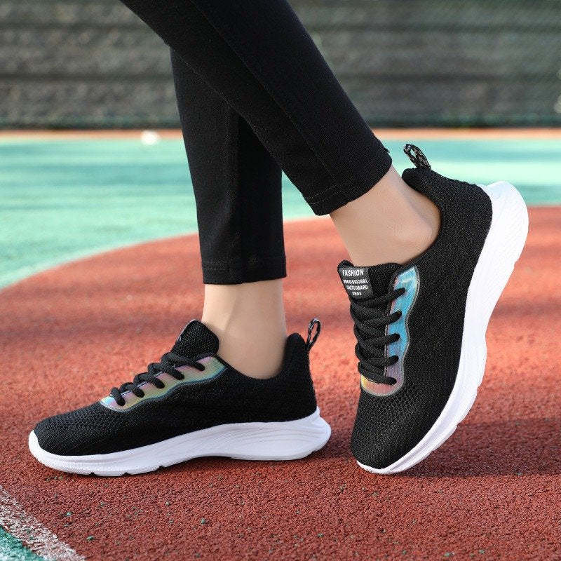 Women Athletic Orthopedic Shoes Anti-collision Mesh Round Toe Stylish Sneakers
