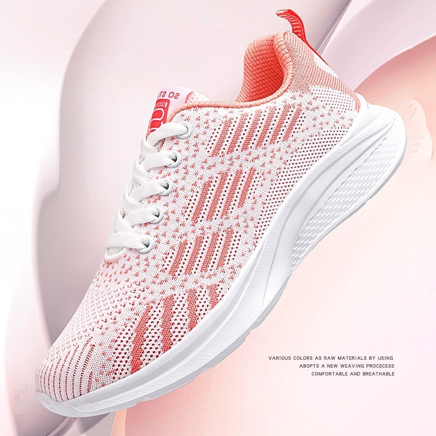 Women Orthopedic Shoes Elastic Mesh EVA Nonslip Jogging Sneakers