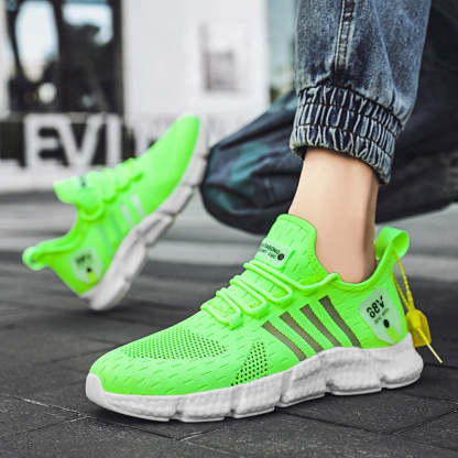 Men Tennis Orthopedic Shoes Mesh Memory Cushion Sporty Walking Sneakers