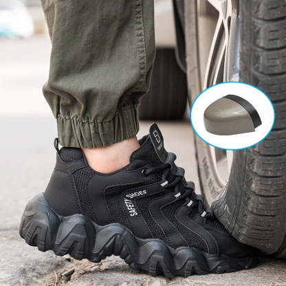 Orthopedic Shoes For Men Indestructible Solid Sole Reflective Safety Sneakers