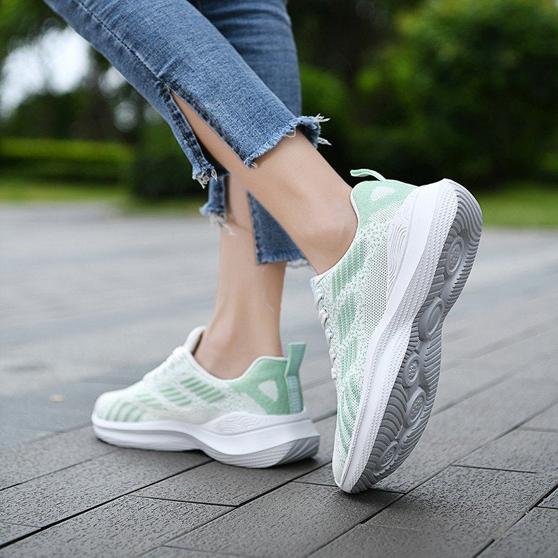 Women Orthopedic Shoes Elastic Mesh EVA Nonslip Jogging Sneakers