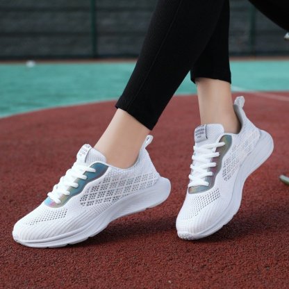 Women Athletic Orthopedic Shoes Anti-collision Mesh Round Toe Stylish Sneakers
