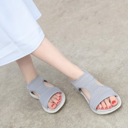 Women Walking Orthopedic Sandals Mesh Hollow Out Trendy Summer Sandals