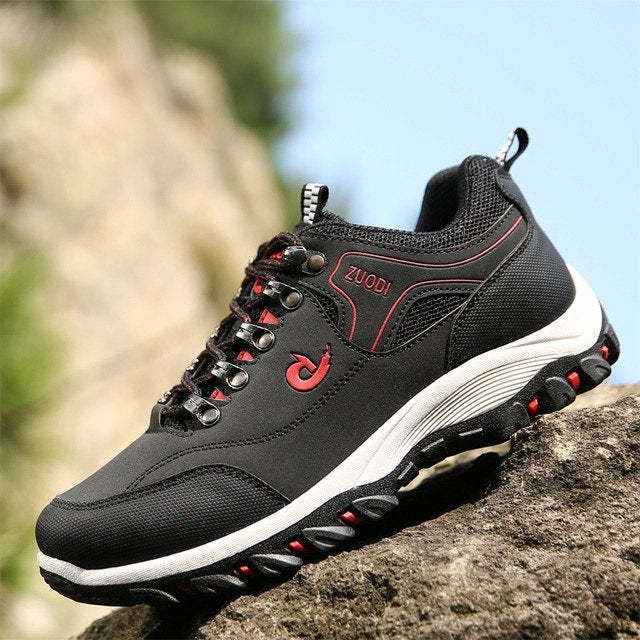Men Orthopedic Shoes Anti-collision Anti-slip Rubber Hiking Sneakers