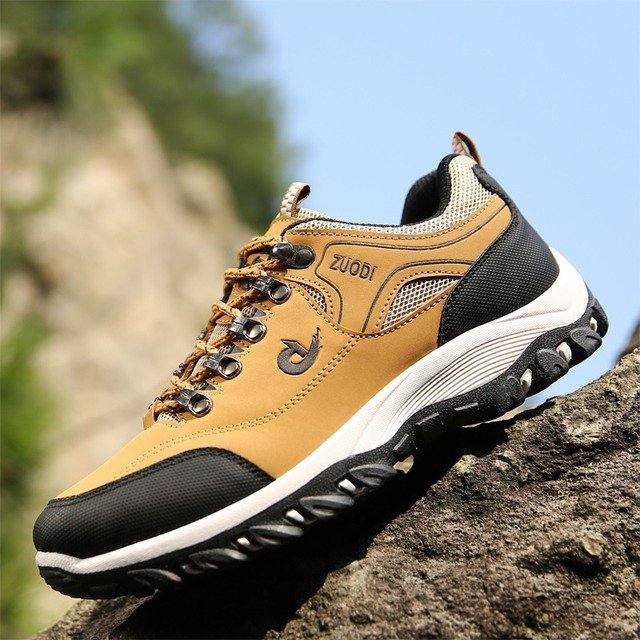 Men Orthopedic Shoes Anti-collision Anti-slip Rubber Hiking Sneakers