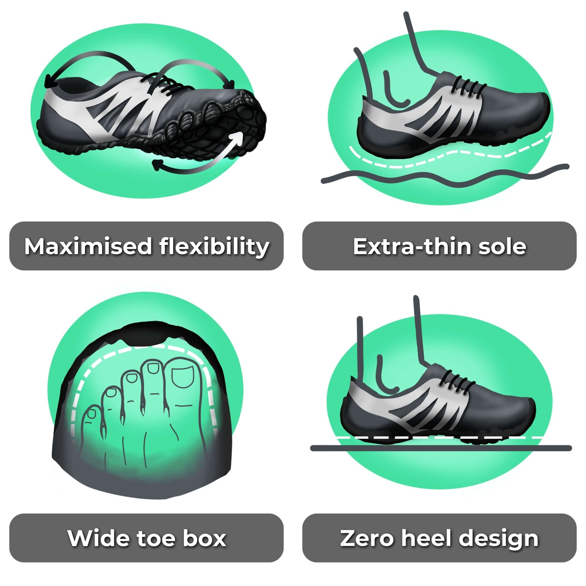 Winter Pro - Waterproof Barefoot Shoes