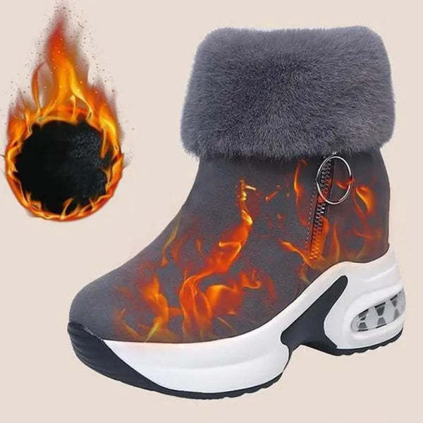 Orthopedic Winter Snow Ankle Boots Warm Fur Arch Support Women Shoes