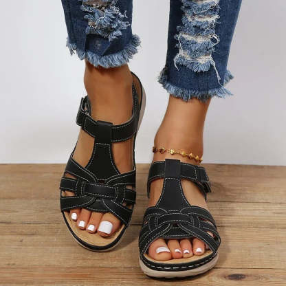 Elegant Orthopaedic Leather Sandals for Optimal Comfort