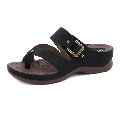 Summer Fashion Simple Casual Wedge Slippers