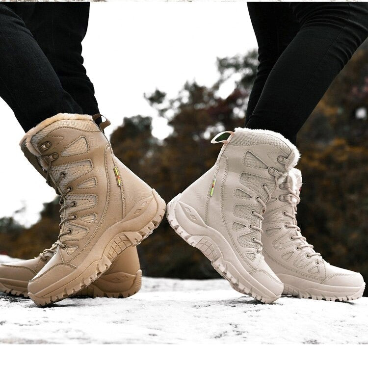 Women Snow Boots Fur Lined Orthopedic Shoes