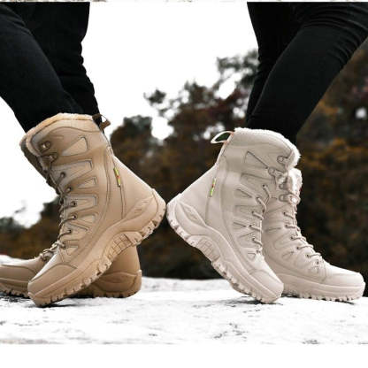 Women Snow Boots Fur Lined Orthopedic Shoes