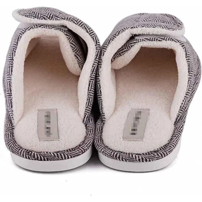 Swollen Feet Non-Slip Open Toe Indoor Wool Slippers