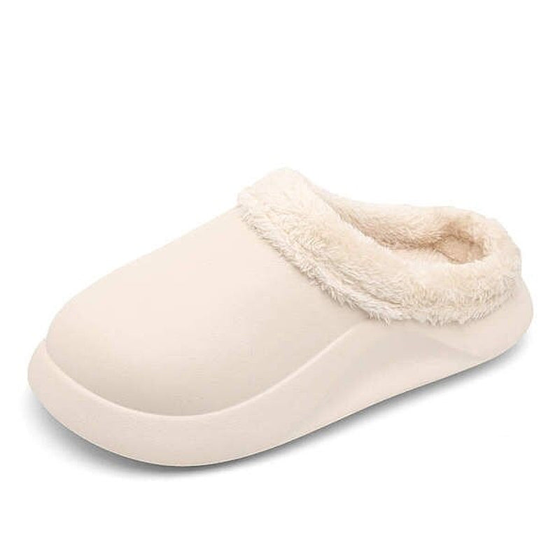 Waterproof Men Slippers Anti-slip Plush Home Footwear