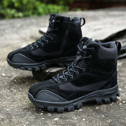 Men Trekking Army Orthopedic Boots