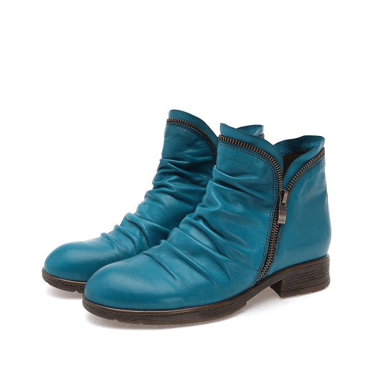 Cozy Colorful Ankle Winter Boots