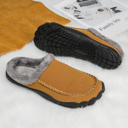 Men Winter Orthopedic Barefoot Slippers Premium Arch Support Plantar Fasciitis Slippers