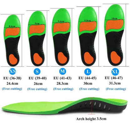Men's and Women's Arch Support Orthotic Insoles