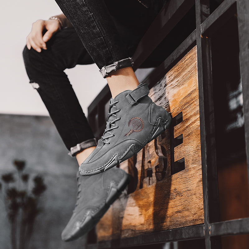 Suede Winter Ankle Boots For Men Leisure Orthopedic Shoes