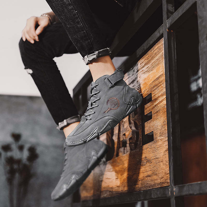 Suede Winter Ankle Boots For Men Leisure Orthopedic Shoes