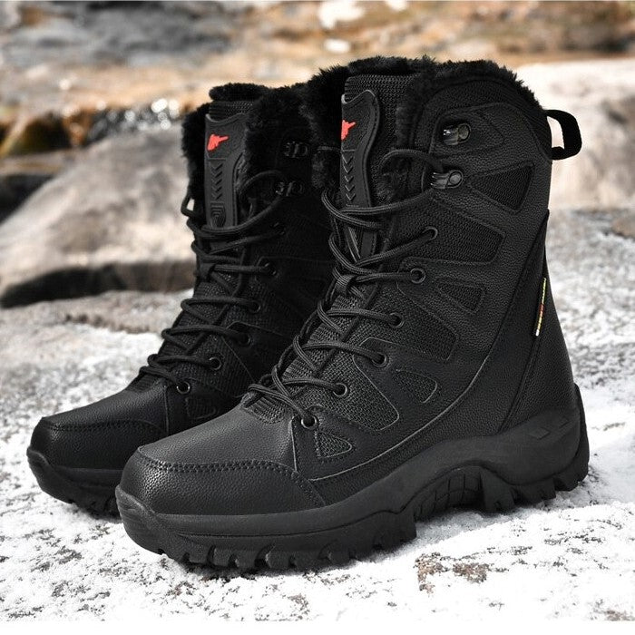 Women Snow Boots Fur Lined Orthopedic Shoes