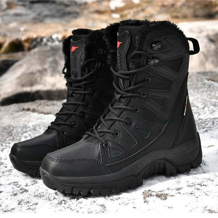 Women Snow Boots Fur Lined Orthopedic Shoes
