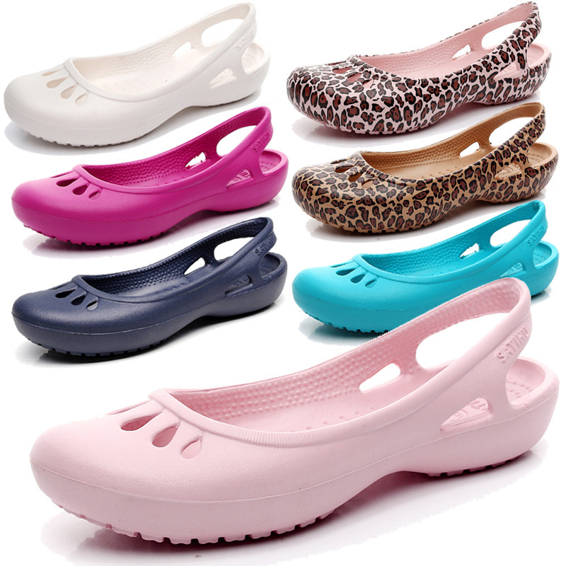 Women Clogs Jelly Beach Sandals Waterproof Anti Slip Nursing Shoes