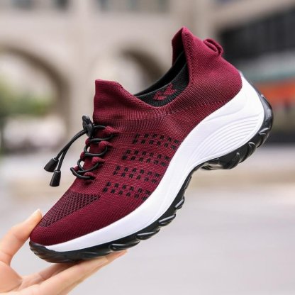 Women's Orthopedic Stretch Cushion Shoes Slip On Walking Shoes