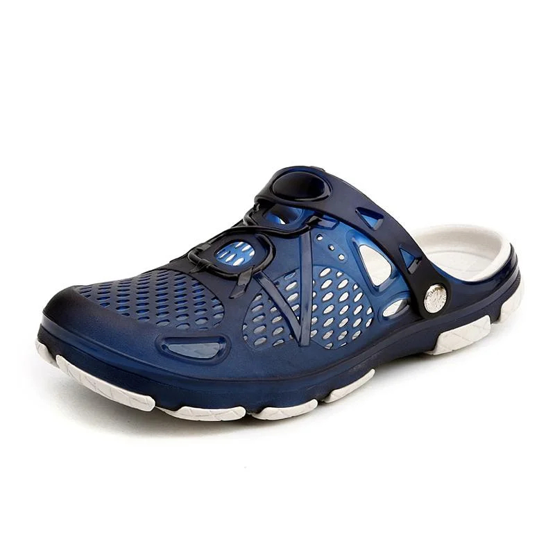 Men's Summer Slippers Lightweight Mesh Clog Quick Drying Garden Shoe