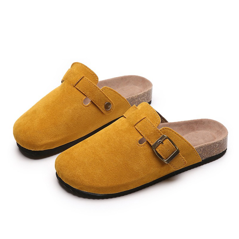 Boston Moccasins Suede and Leather Clogs