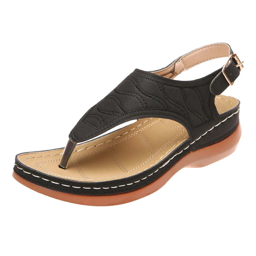 Women's Low-Wedge Orthopedic Sandals