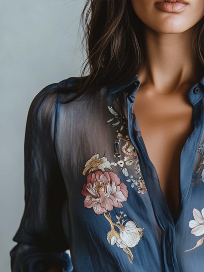 Boho Chic Floral Blouse