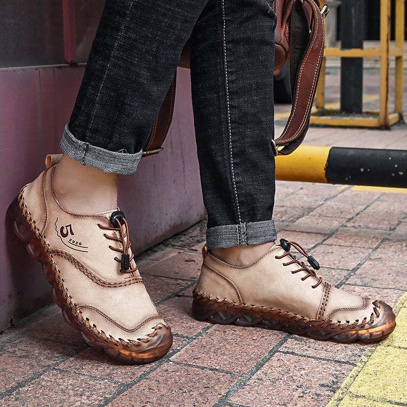 Orthopedic Shoes For Men Leather Casual Loafers