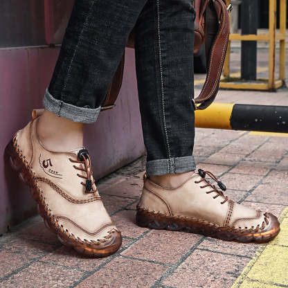 Orthopedic Shoes For Men Leather Casual Loafers