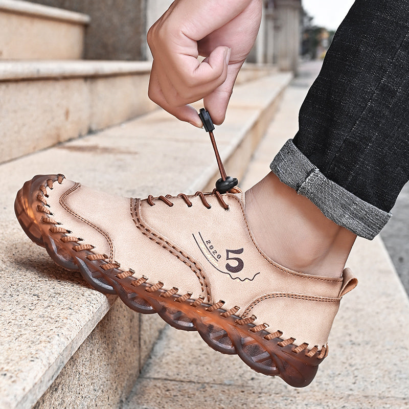 Orthopedic Shoes For Men Leather Casual Loafers
