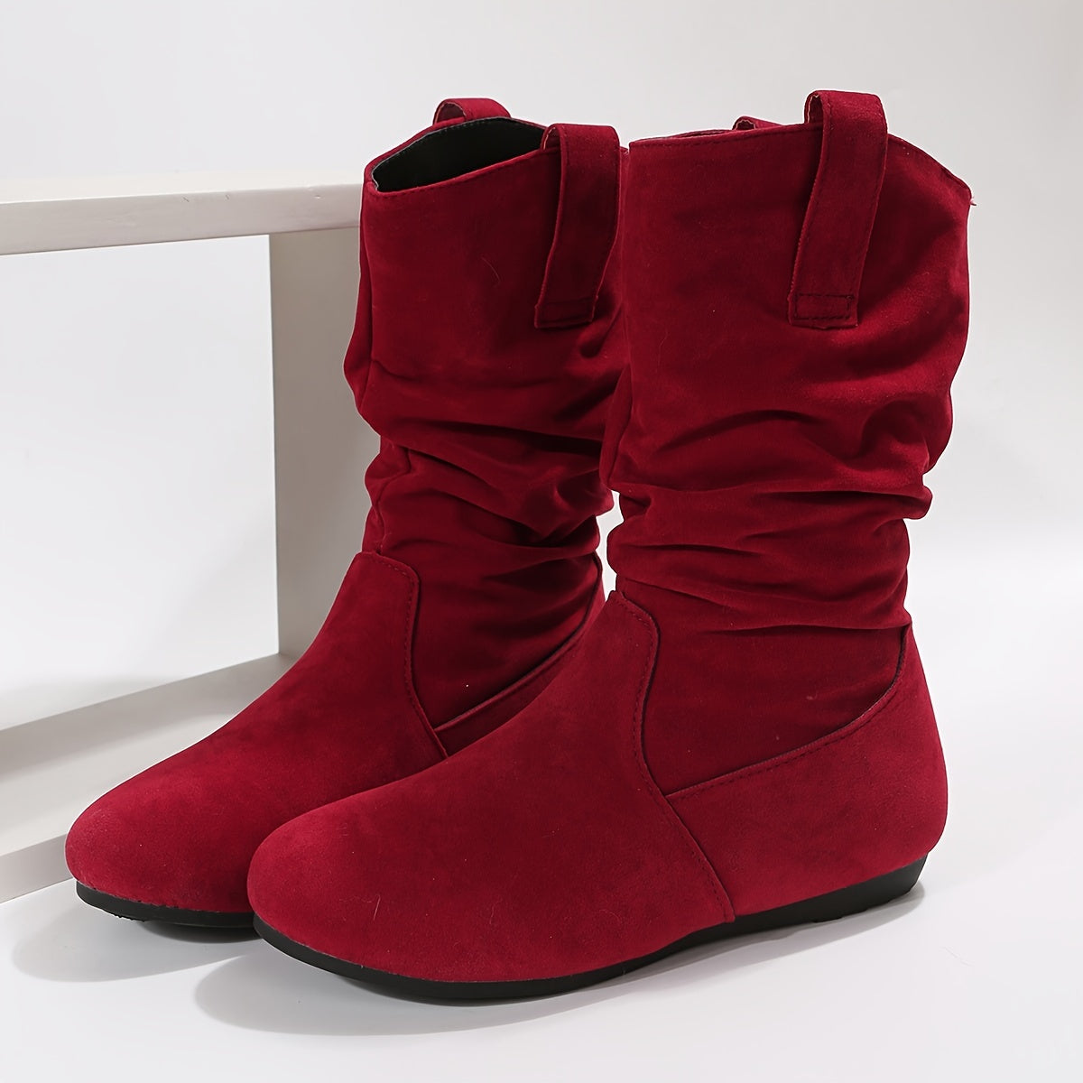 Softly lined warm ankle boots