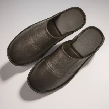 Men’s Soft Leather Slippers – Proven Plantar Fasciitis, Foot and Heel Pain Relief