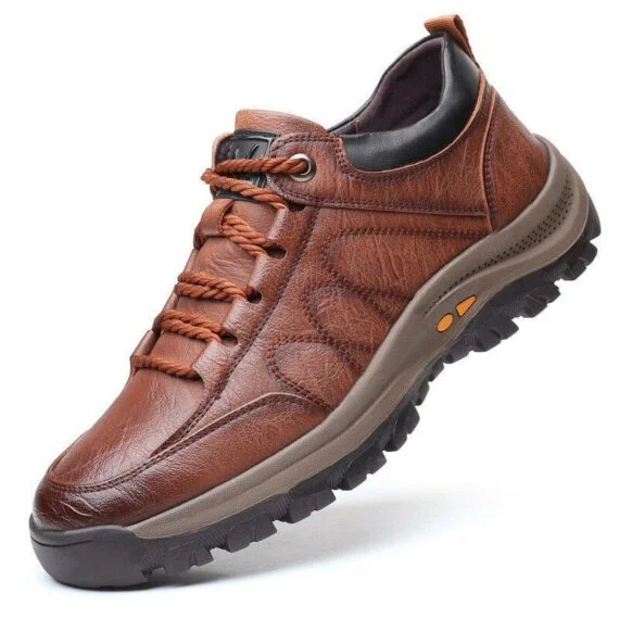 Men’s Winter Casual Hand Stitching Arch Support & Non-slip Breathable Boots