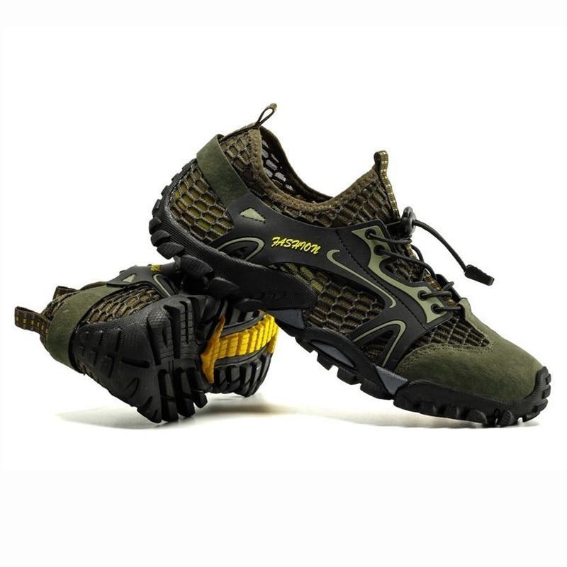 Mesh Quick Dry Water Shoes For Men Lightweight Outdoor Hiking Walking