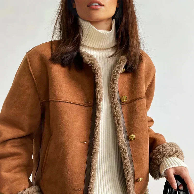 Women's Genuine Sheepskin Jacket