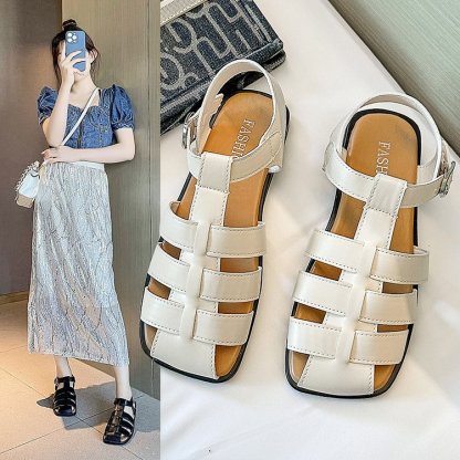 Fashionable And Casual Headband With Flat Bottomed Sandals