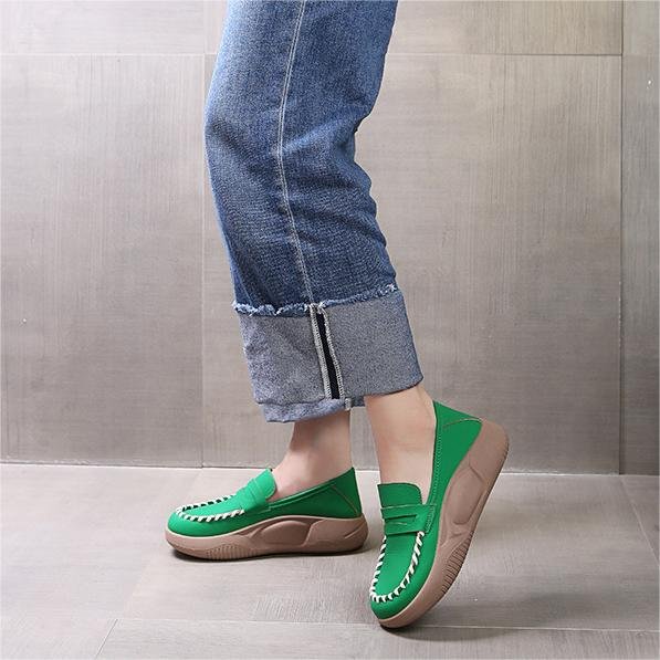 Women Soft-Soled Pure Cowhide Loafers