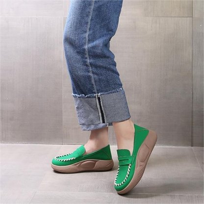 Women Soft-Soled Pure Cowhide Loafers