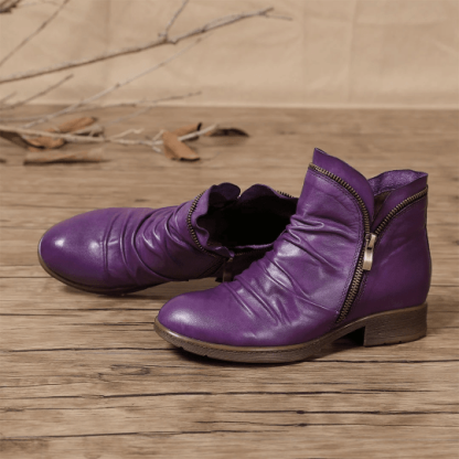 Cozy Colorful Ankle Winter Boots