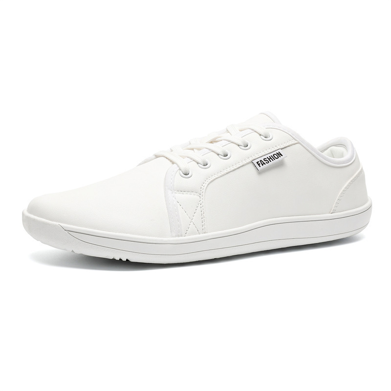 Zero Drop Leather Shoes Barefoot Sneakers