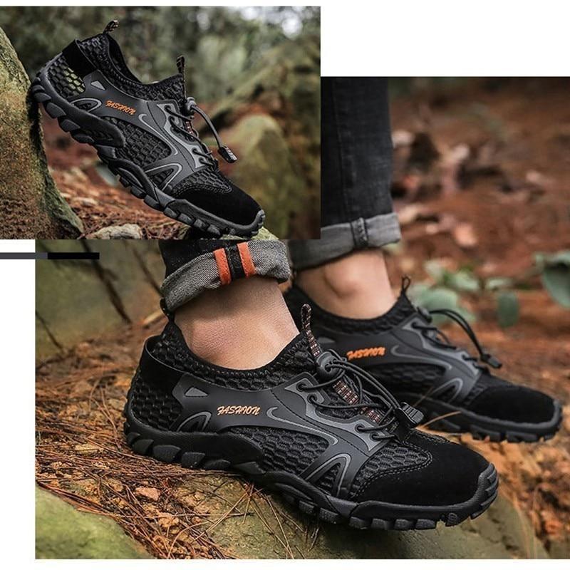 Mesh Quick Dry Water Shoes For Men Lightweight Outdoor Hiking Walking