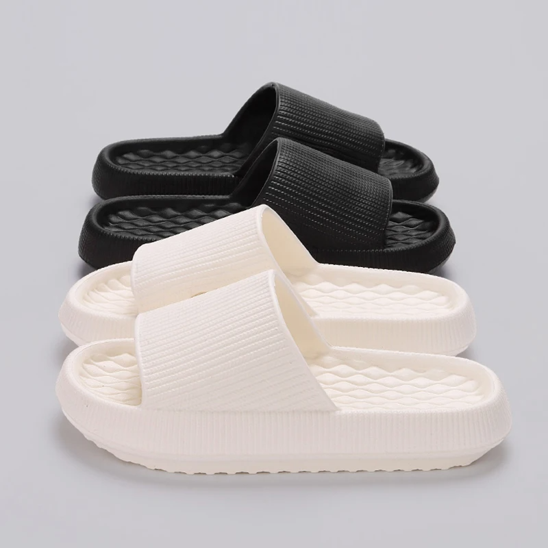 Thick Platform Cloud Slippers Non Slip Soft Sole Pillow Slides